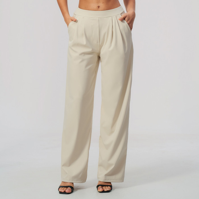 Custom sports sweatpants|Wholesale High-waisted athletic pants, loose-fit yoga pants, quick-dry
