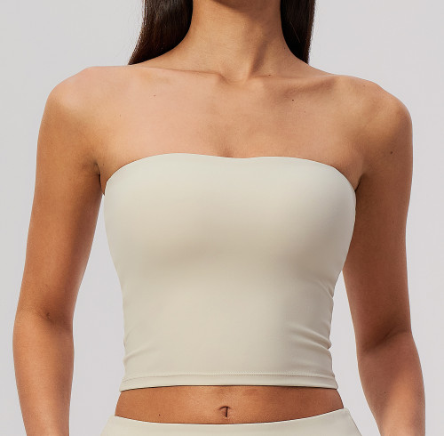 Custom Yoga bra|Wholesale Women Strapless Sexy Sports Bra – Shock-Absorbing, Quick-Drying Yoga Bra