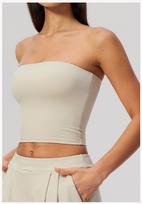 Custom Yoga bra|Wholesale Women Strapless Sexy Sports Bra – Shock-Absorbing, Quick-Drying Yoga Bra
