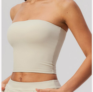 Custom Yoga bra|Wholesale Women Strapless Sexy Sports Bra – Shock-Absorbing, Quick-Drying Yoga Bra