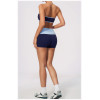 Custom Yoga Sets|Supplier of  Color-block yoga set featuring tube top butt-lifting tummy-control