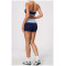 Custom Yoga Sets|Supplier of  Color-block yoga set featuring tube top butt-lifting tummy-control