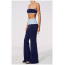 Custom Yoga Sets|Supplier of  Color-block strapless yoga set high-waisted tummy-control quick-dry