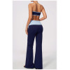 Custom Yoga Sets|Supplier of  Color-block strapless yoga set high-waisted tummy-control quick-dry