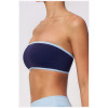 Custom Yoga bra|Wholesale Breathable, form-fitting yoga crop top/bandeau for running and fitness.