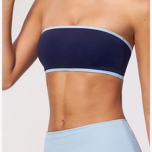 Custom Yoga bra|Wholesale Breathable, form-fitting yoga crop top/bandeau for running and fitness.
