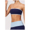 Custom Yoga bra|Wholesale Breathable, form-fitting yoga crop top/bandeau for running and fitness.