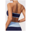 Custom Yoga bra|Wholesale Breathable, form-fitting yoga crop top/bandeau for running and fitness.