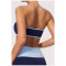 Custom Yoga bra|Wholesale Breathable, form-fitting yoga crop top/bandeau for running and fitness.