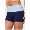 Custom Sports Shorts|Wholesale Women's High-Waisted Color-Block Yoga Shorts for Fitness and Running