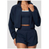 Custom Yoga Jackets | Wholesale Breathable quick-dry wind-resistant yoga jacket stand-up collar