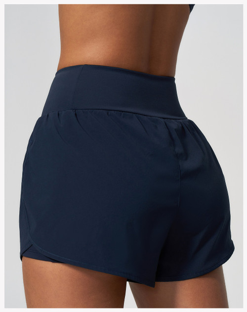 Custom Sports Shorts|Wholesale Women's Quick-Dry Athletic Running Shorts with Pockets