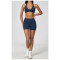 Custom Yoga Sets|Supplier of  New Women Sports Set Halter-Neck Open-Back Tummy-Control Running Gear