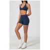 Custom Yoga Sets|Supplier of New Women Sports Set Halter-Neck Open-Back Tummy-Control Running Gear