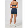 Custom Yoga Sets|Supplier of New Women Sports Set Halter-Neck Open-Back Tummy-Control Running Gear