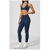 Custom Yoga Sets|Supplier of  Women's Yoga Set: Halter-Neck, Deep-V, Push-Up, Open-Back Outerwear