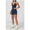 Custom Yoga Sets|Supplier of  Fashion high-waisted yoga wear with deep-V halter neck outdoor sports