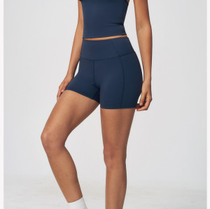 Custom Yoga Sets|Supplier of  Fashion high-waisted yoga wear with deep-V halter neck outdoor sports