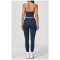 Custom Yoga Sets|Supplier of  New Women's High-Stretch Tummy-Control Yoga Set with Halter-Neck Top