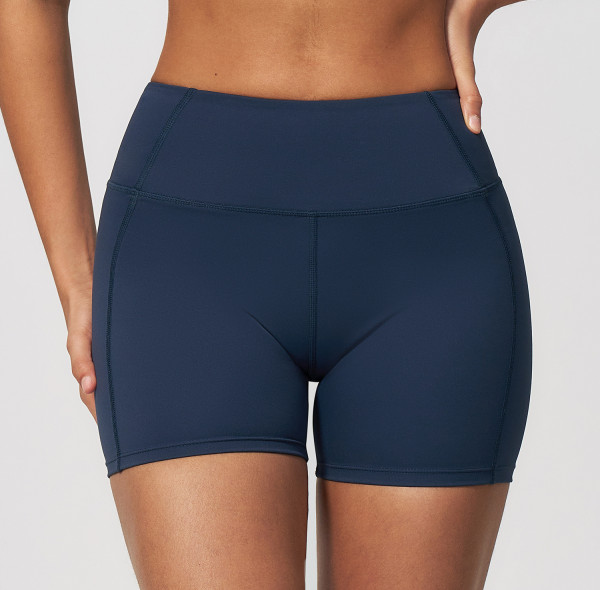 Custom Sports Shorts|Wholesale High-Waisted Stretchy Yoga Shorts for Peach-Shaped Butt Fitness Wear