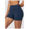 Custom Sports Shorts|Wholesale High-Waisted Stretchy Yoga Shorts for Peach-Shaped Butt Fitness Wear