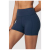 Custom Sports Shorts|Wholesale High-Waisted Stretchy Yoga Shorts for Peach-Shaped Butt Fitness Wear