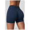 Custom Sports Shorts|Wholesale High-Waisted Stretchy Yoga Shorts for Peach-Shaped Butt Fitness Wear