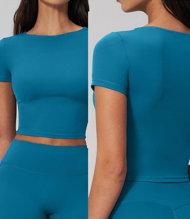 Custom Women's Short Sleeve Top Fabric and Weight