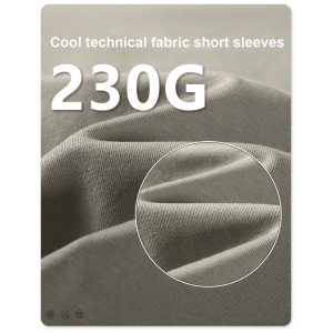 A T-shirt with various colors and cool to the touch