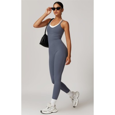 Custom Gym wear manufacture | One-piece tight sportswear private label custom factory