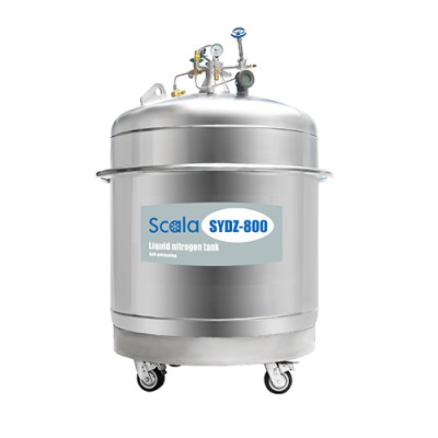 SYDZ-500, 500L LN2 dispensing and storage liquid nitrogen tank self-pressuring stainless-steel tank