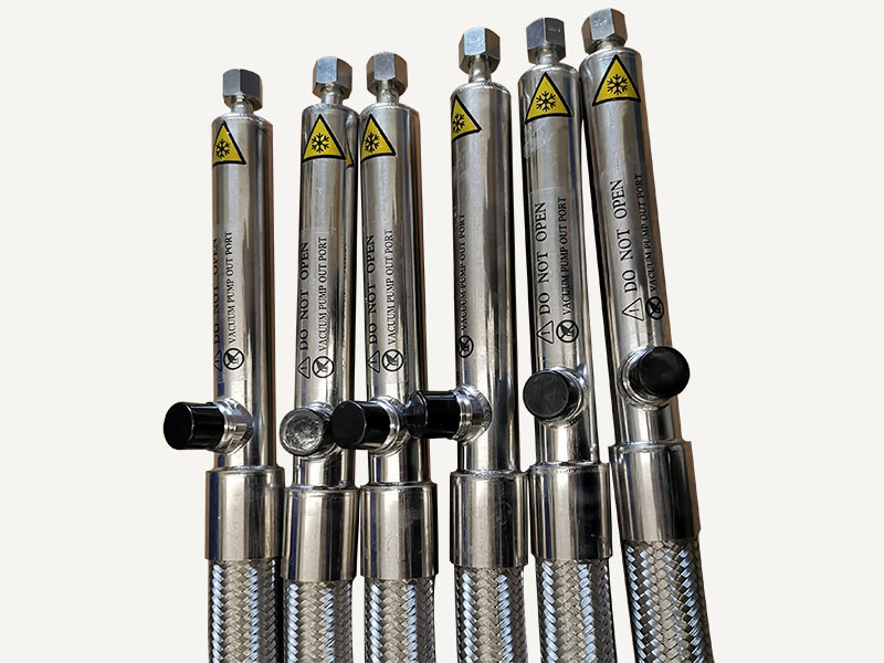 vacuum port_liquid nitrogen transfer hose