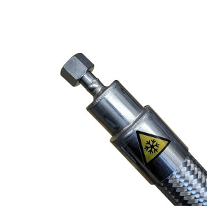 Liquid nitrogen dispensing hose vacuum insulated hose Flexiable cyrogenic hose DN10