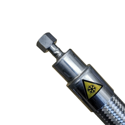 Liquid nitrogen dispensing hose vacuum insulated hose Flexiable cyrogenic hose DN10