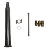 Liquid Nitrogen Hose in Beverage Industry Spiral Wrap Liquid Nitrogen Vacuum Jacketed Transfer Hose DN15