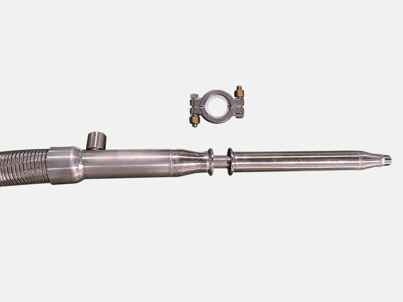 liquid nitrogen transfer hose_connection & clamp