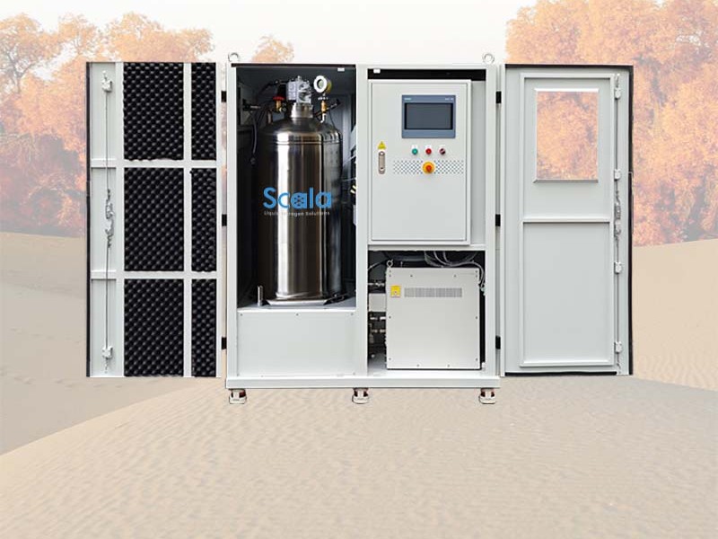 杭州斯卡向塔里木大学交付首台50升/天液氮机 助力南疆重点实验室科研升级