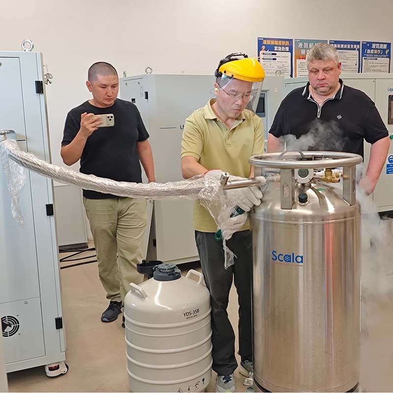 Two Units LNS50W LN2 Gnerator Pass Factory Acceptance Testing by International Customer