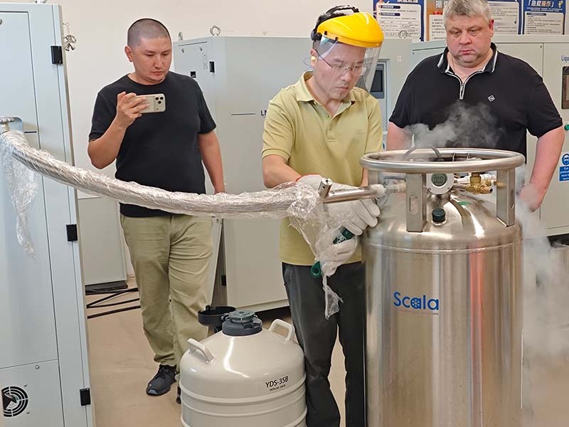 Two Units LNS50W LN2 Gnerator Pass Factory Acceptance Testing by International Customer