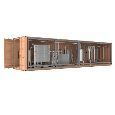 12000Nm³ per Day Biogas Upgrading System Methane Upgrading Membrane Separator Container