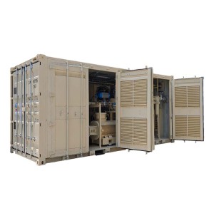15 Bar Biogas Compressor 13-64kW Atlas VSD Screw Biogas Screw Compressor