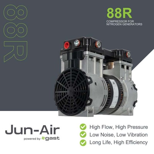 Compresor sin aceite GAST 88R552 para generador de nitrógeno