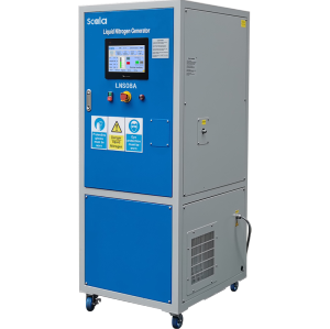 On-site liquid nitrogen generator, 99.999% purity, 8L/day, PLC, HMI screen, 4G WiFi, LN2 generator