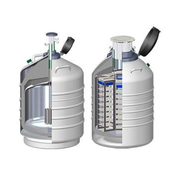 Liquid Nitrogen Container_sample storage container