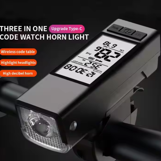 light Smart Cycling Hub Anti-Glare Display Wireless Connectivity High-Decibel Speaker