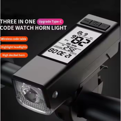 light Smart Cycling Hub Anti-Glare Display Wireless Connectivity High-Decibel Speaker