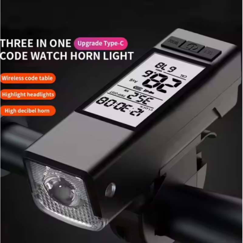 light Smart Cycling Hub Anti-Glare Display Wireless Connectivity High-Decibel Speaker