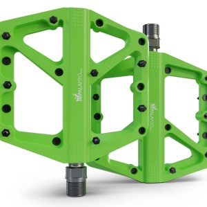 Mountain ebike pedals high-strength nylon fiber bearing pedals steel shaft core non-slip pedals
