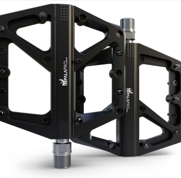 Mountain ebike pedals high-strength nylon fiber bearing pedals steel shaft core non-slip pedals