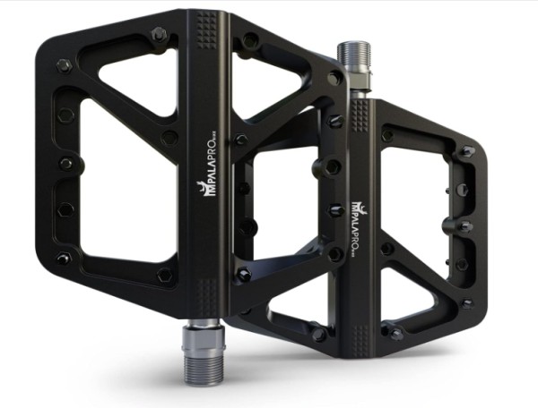 Mountain ebike pedals high-strength nylon fiber bearing pedals steel shaft core non-slip pedals